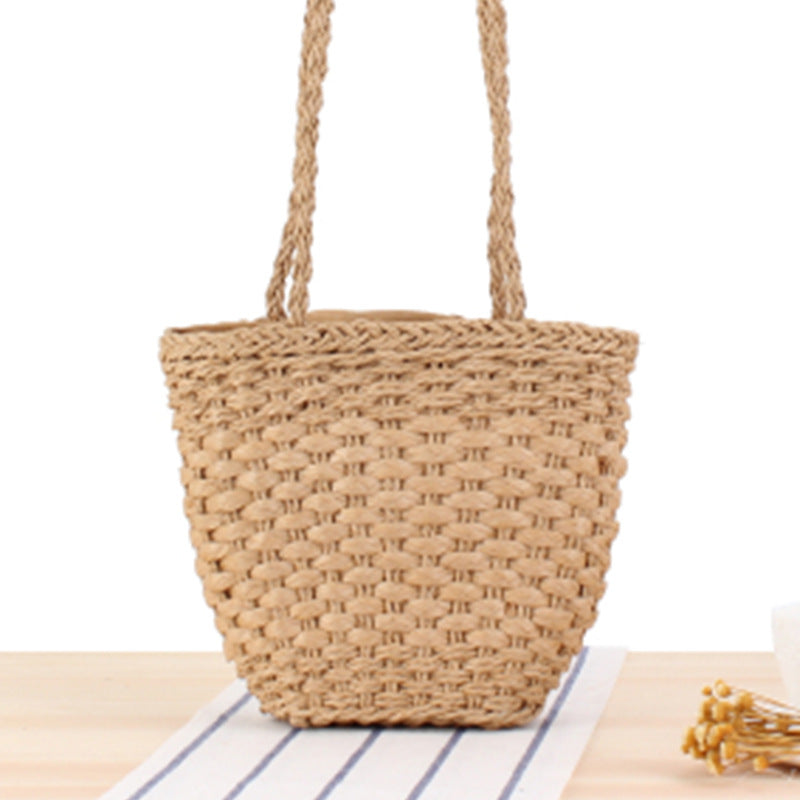 Handcrafted straw tote bag Kalsten