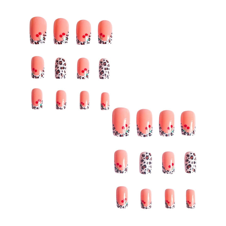 Artistic Leopard Print Nail Design