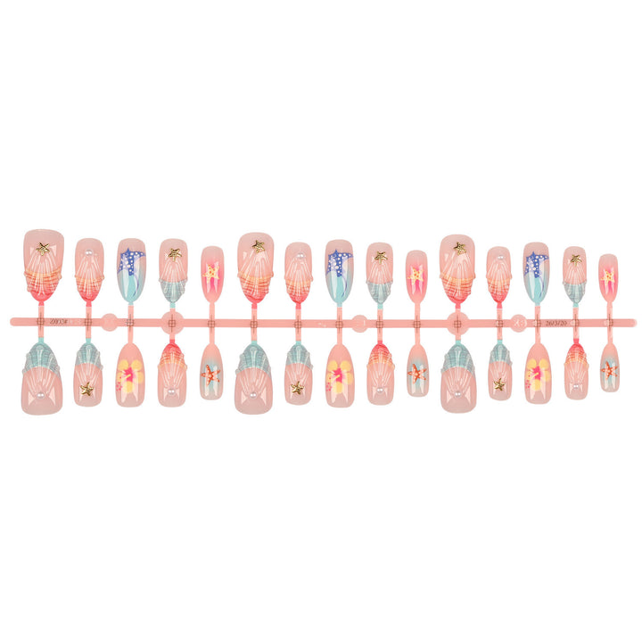 Beach Themed Press-On Nail Set