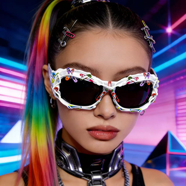 Women’s creative statement sunglasses with eye-catching design Kalsten