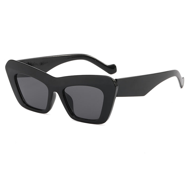 Women's fashionable oversized sunglasses with angular frame Kalsten