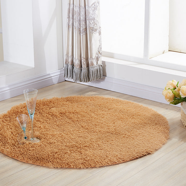 Plush Round Area Rug Kalsten 1790150822