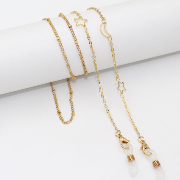 Elegant Star-Linked Eyewear Chain Kalsten