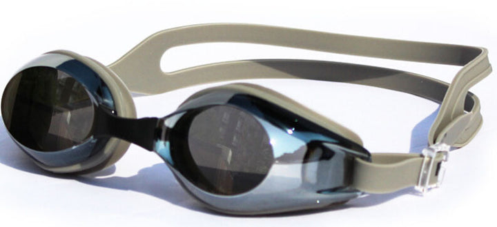 Sporty swimming goggles with mirrored lenses and ergonomic design Kalsten