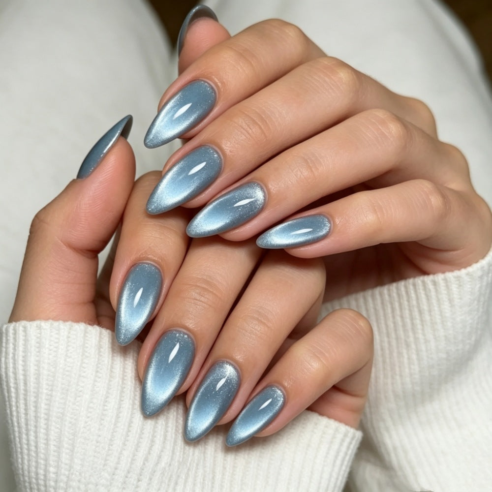 Stiletto Press-On Nail Set with Glossy Gradient Finish Kalsten