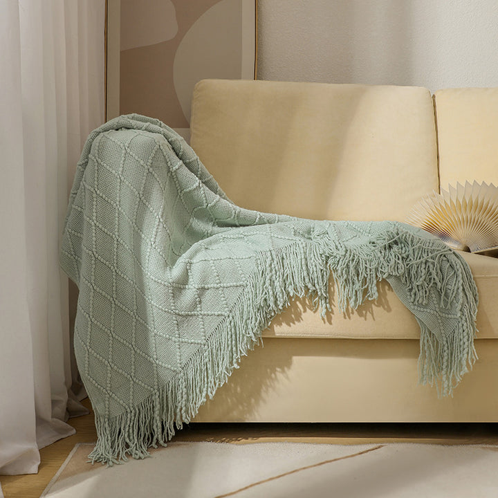 Cozy Textured Throw Blanket