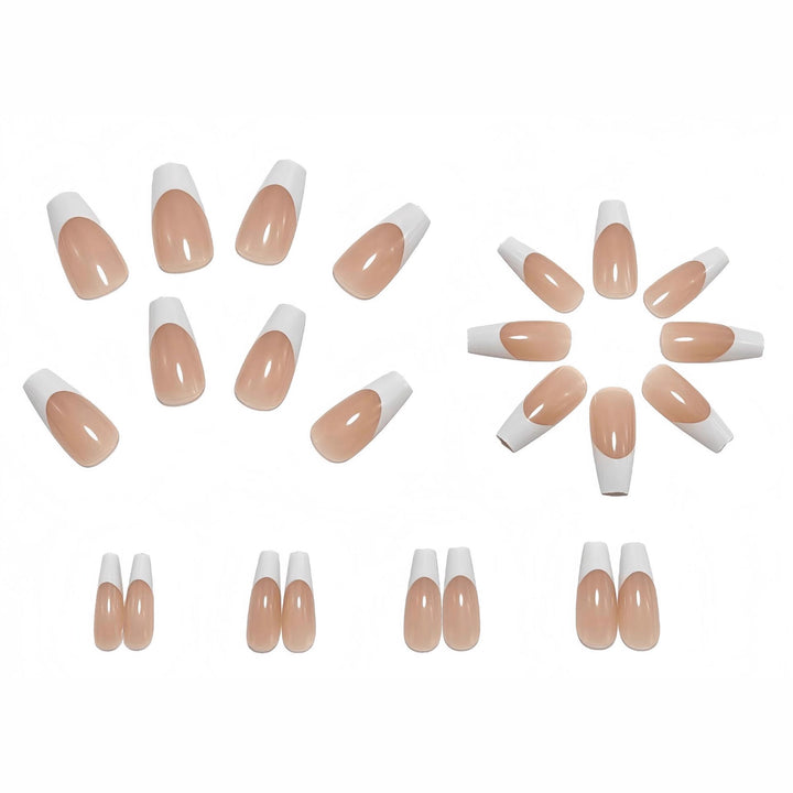 Artificial Nails in Elegant French Look Kalsten