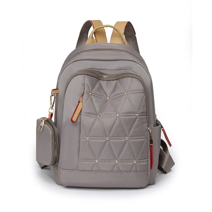 Stylish Quilted Multi-Pocket Backpack