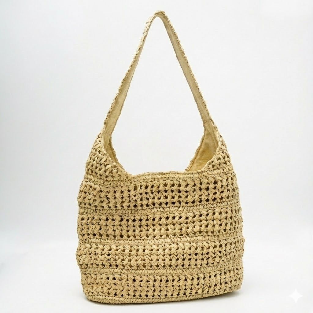 Hobo Bag Made of Hand-Knotted Material Kalsten