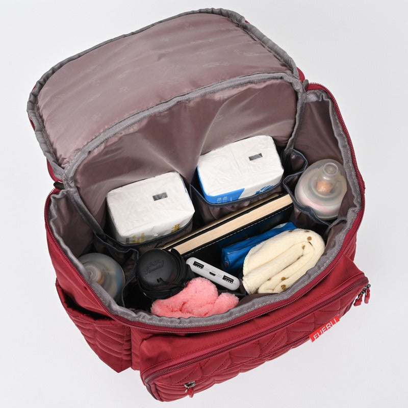 Elegant Quilted Multi-Compartment Backpack Kalsten