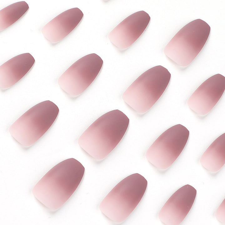 Artistic nail extensions with matte ombre effect Kalsten