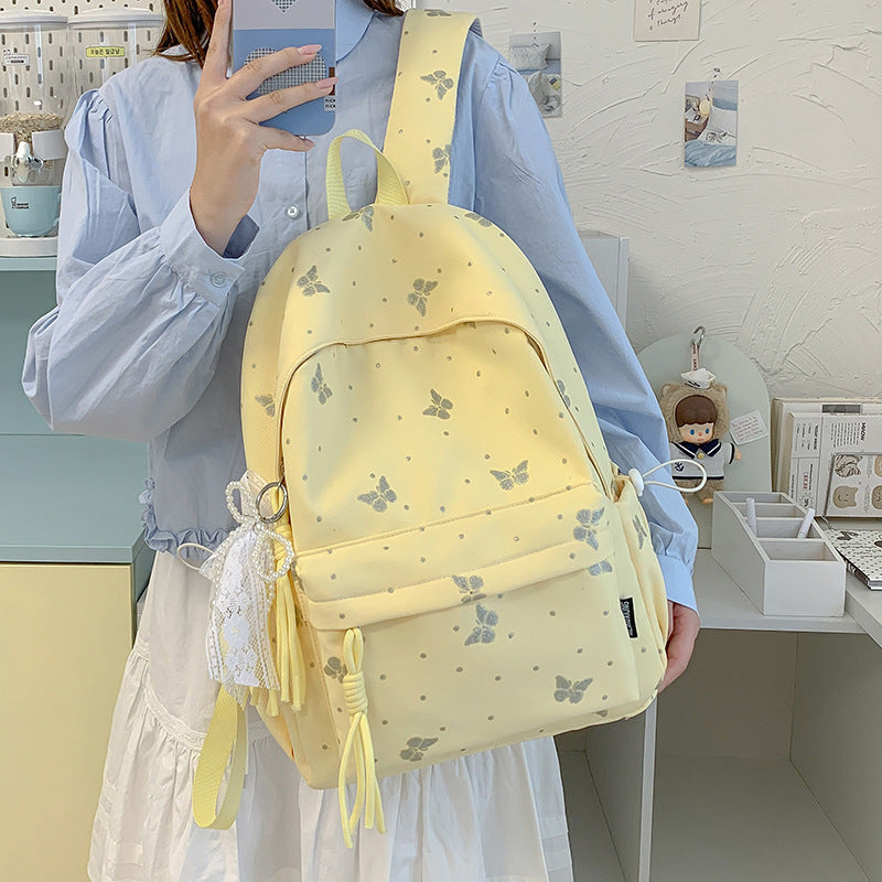 Butterfly-Themed Casual Backpack Kalsten