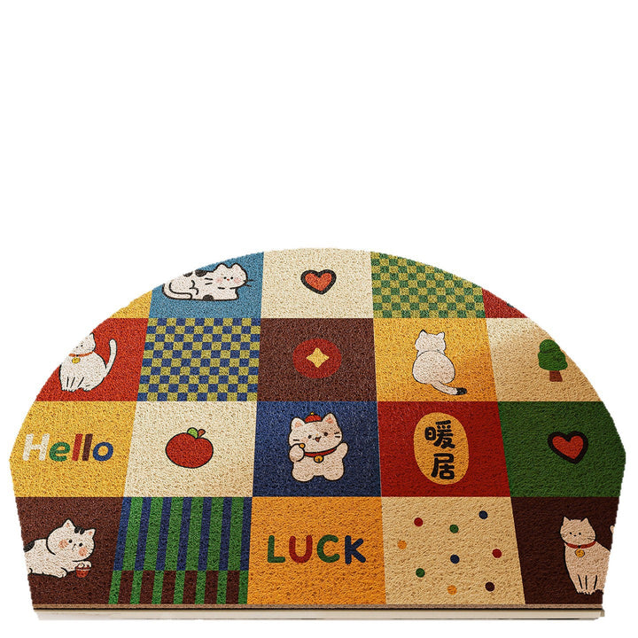Decorative Dog-Themed Area Mat Kalsten