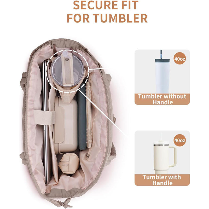 Spacious everyday bag with removable organizer Kalsten