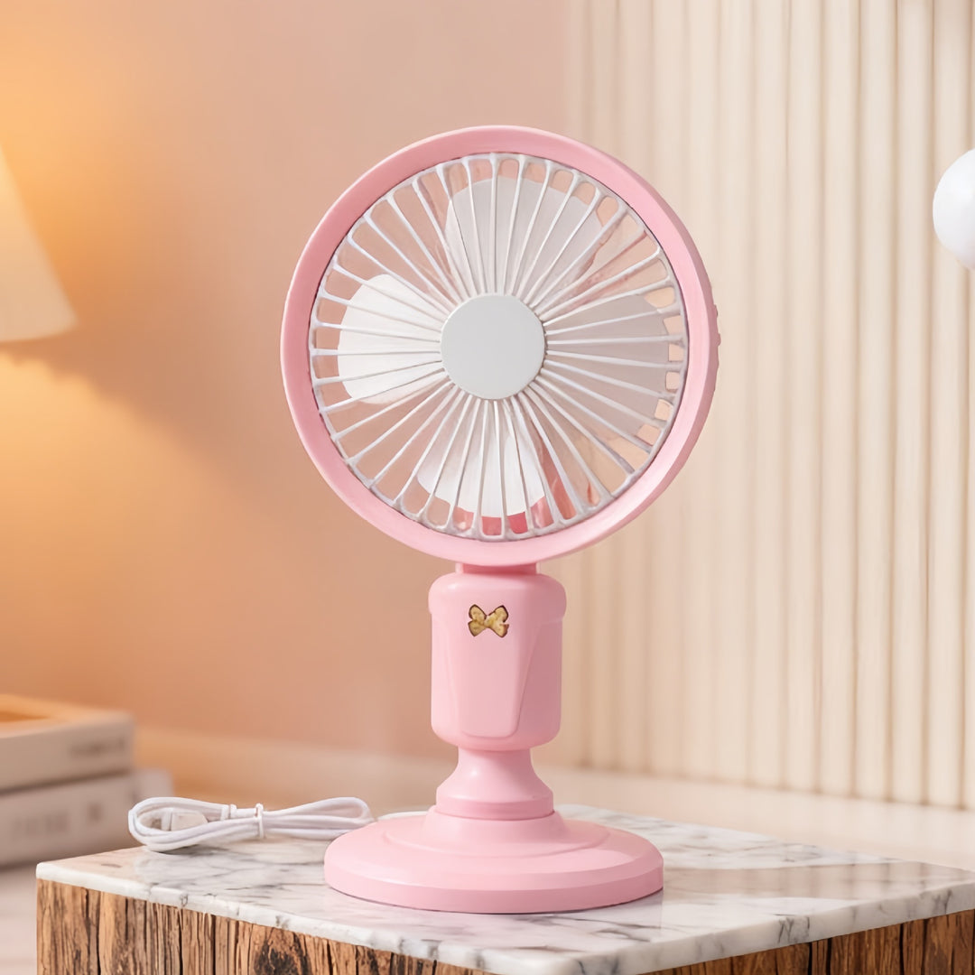 Ladies Portable Table Fan with Adjustable Speed Control Kalsten
