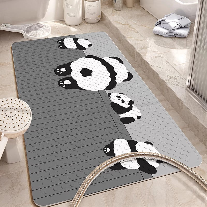 Cartoon-Themed Bath Mat Kalsten