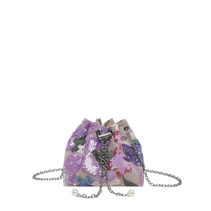 WoStylish Sequin Drawstring Clutch Purse Kalsten