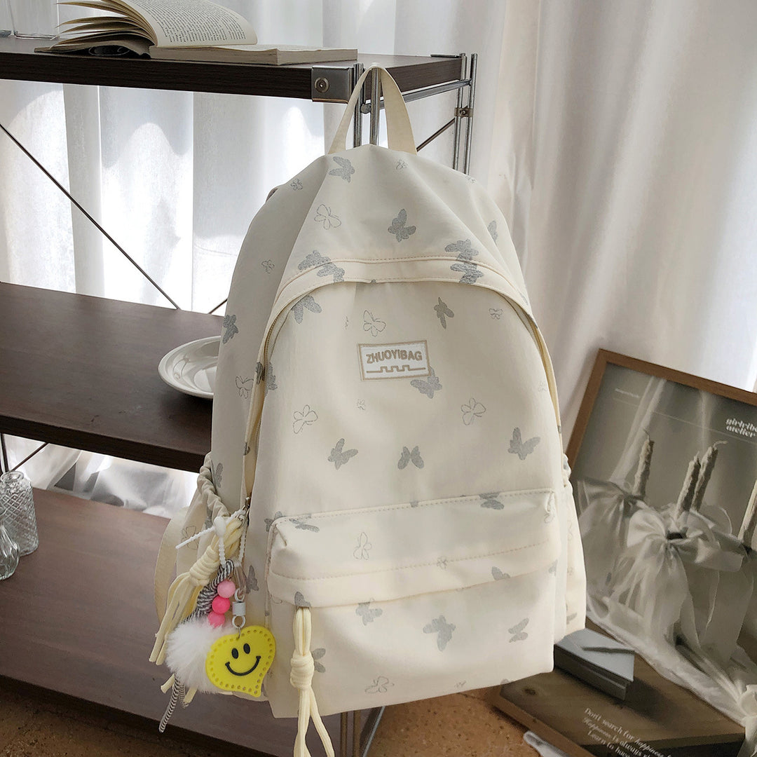 Butterfly Print Casual Backpack Kalsten