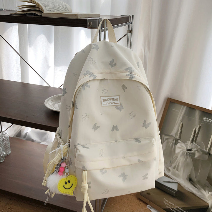 Butterfly Print Casual Backpack Kalsten