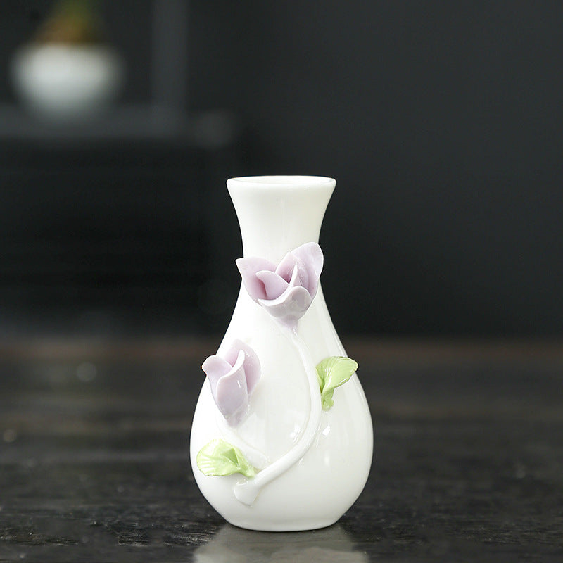 Floral Art Ceramic Vase Kalsten