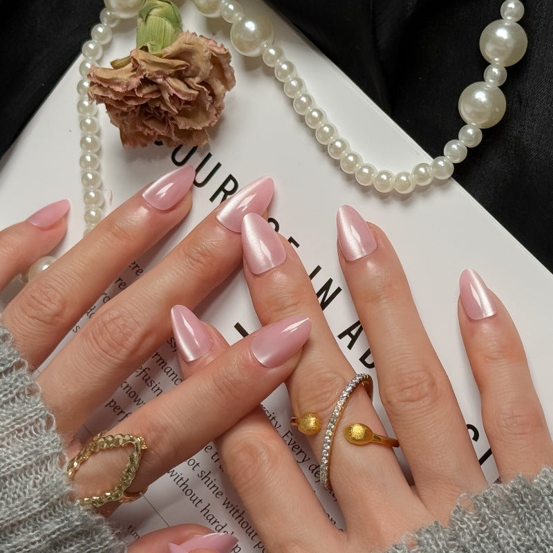 Elegant Artificial Nails with High Gloss Finish Kalsten