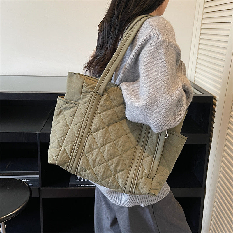 Quilted Functional Utility Tote