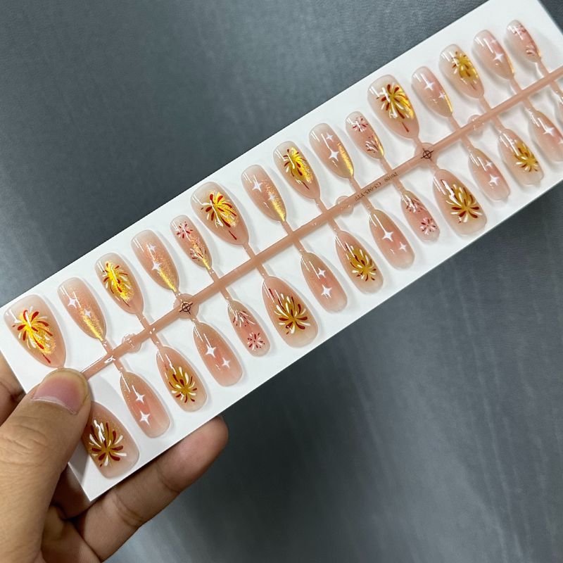 Artistic Ombre Press-On Nail Tips Set Kalsten