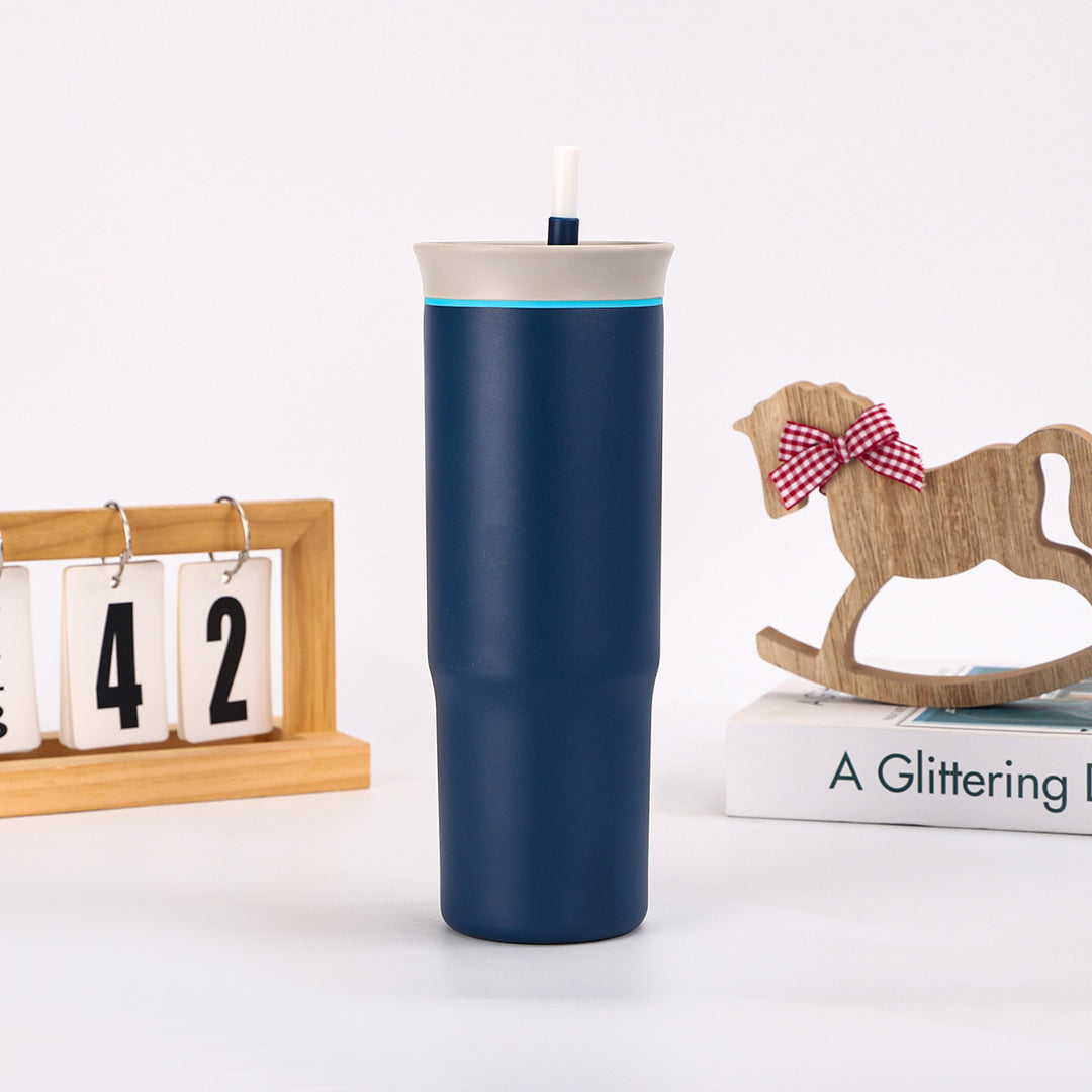 Ladies Insulated Drinking Cup with Flexible Straw Kalsten