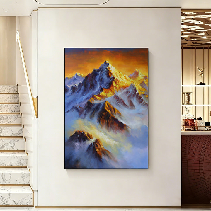 Mountain Landscape Canvas Art for Living Spaces