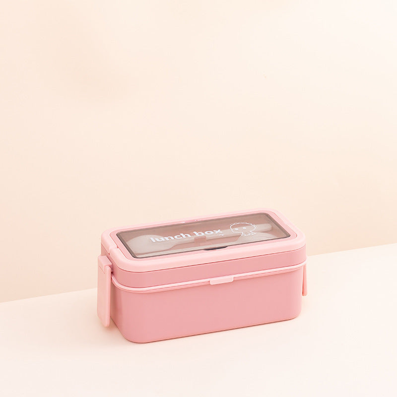 Stackable Multi-Compartment Lunch Box with Airtight Seal