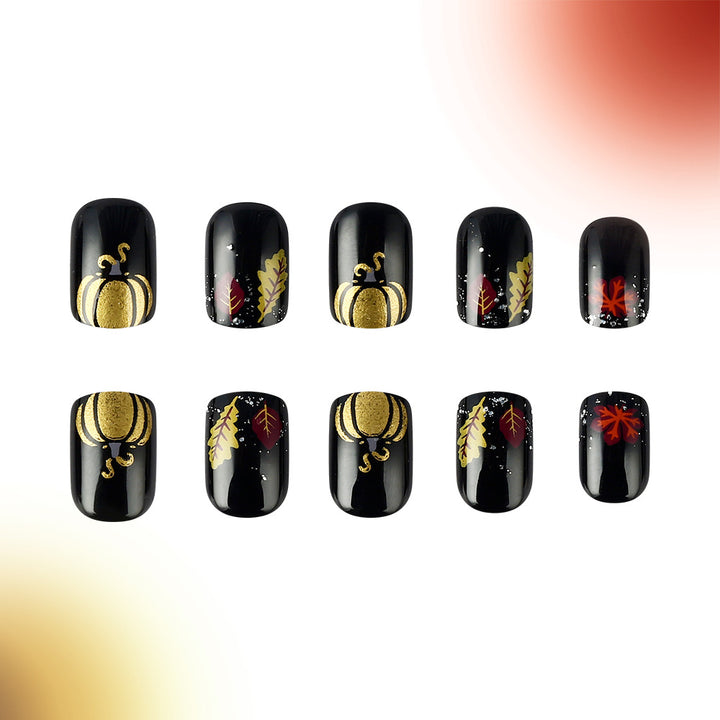 Festive Autumn Nail Art Design Kalsten