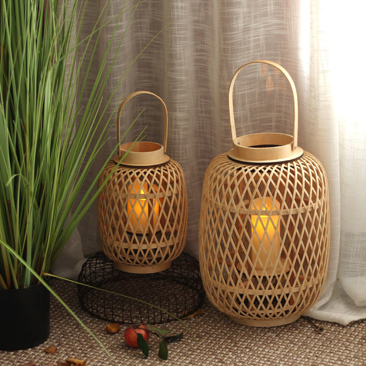 Handmade Rattan Lantern Kalsten
