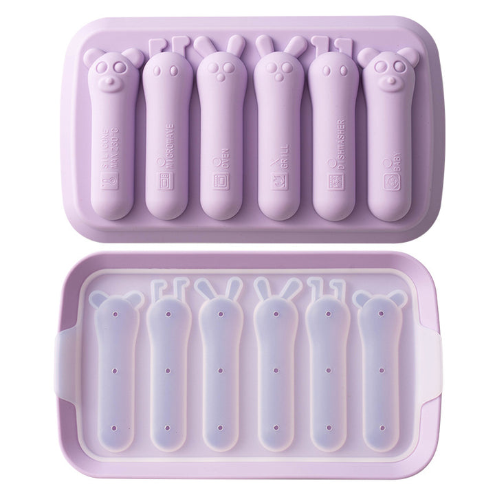 Silicone ice cube mold with animal motifs Kalsten