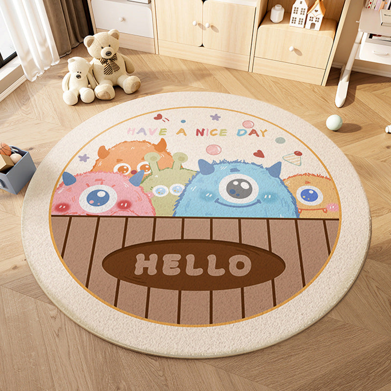 Playful Monster Theme Carpet