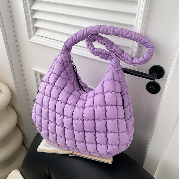 Quilted Casual Hobo Bag