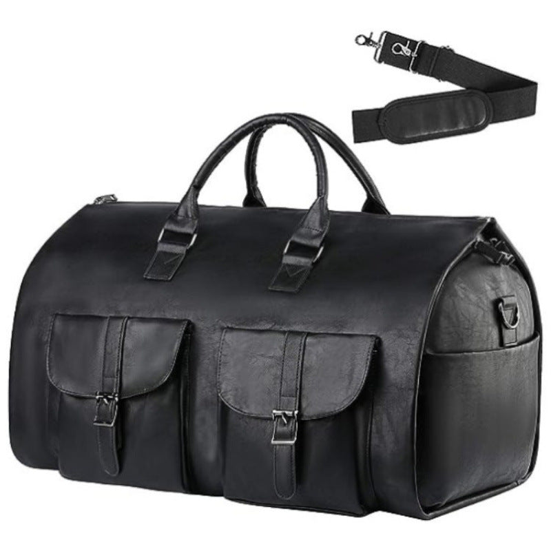 Elegant Travel Bag with Integrated Suit Compartment Kalsten