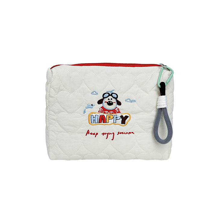 Cute Quilted Panda Clutch