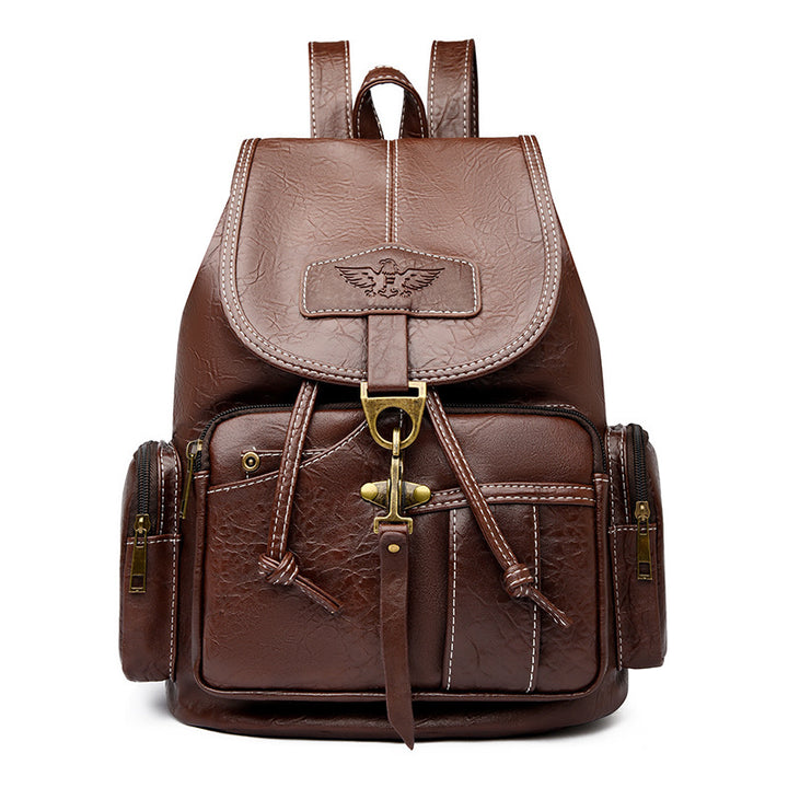 Fashionable Leather Backpack