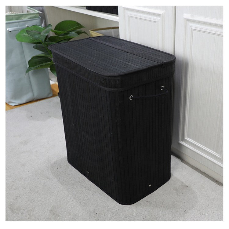 Elegant Laundry Basket Made of Natural Bamboo Kalsten