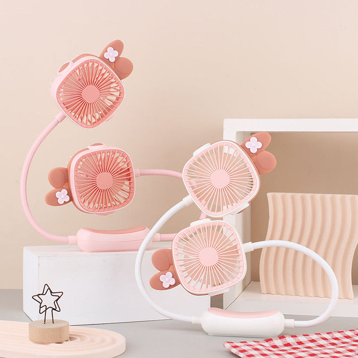 Women's Portable Neck Fan with Flexible Mounting System Kalsten