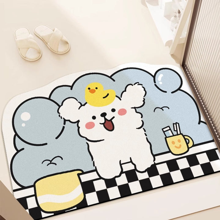 Cartoon-Themed Area Mat for Indoor Home Decor