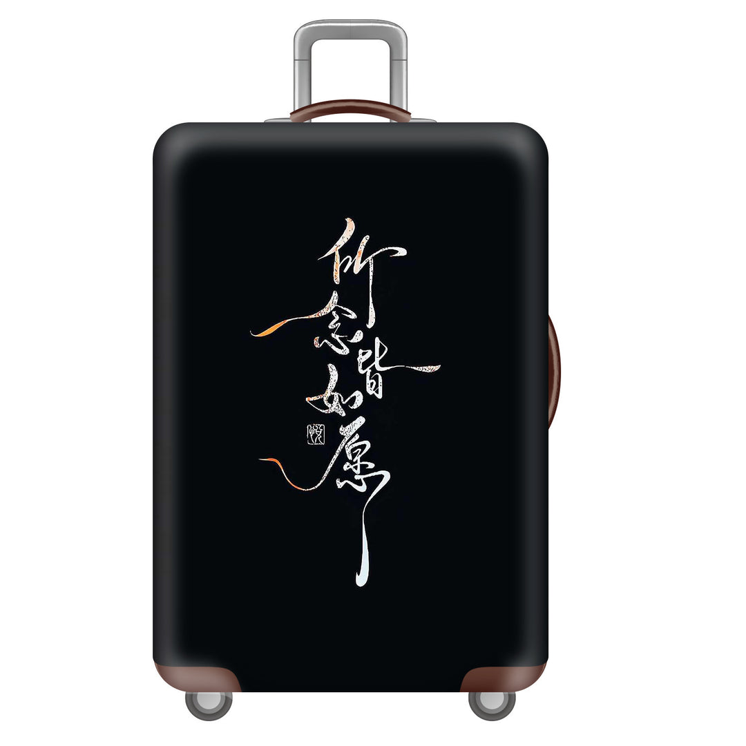 Unisex Hard Shell Luggage with Creative Astronaut Motto Kalsten