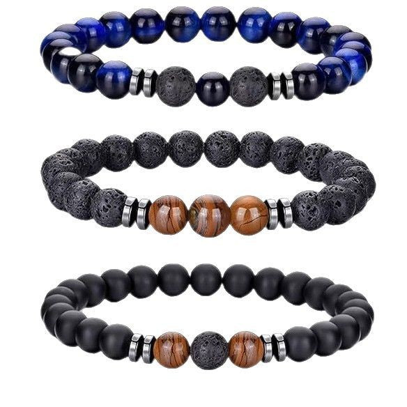 Natural Stone Beaded Bracelet Set Kalsten