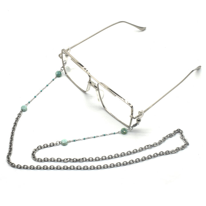 Decorative Chain Necklace with Beaded Accents Kalsten