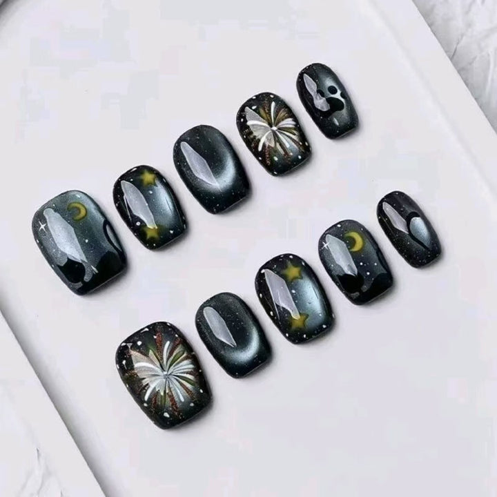 Starry Night Glitter Nail Art Set Kalsten