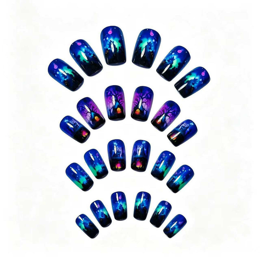 Mystic Fantasy Scene Nail Art Kalsten