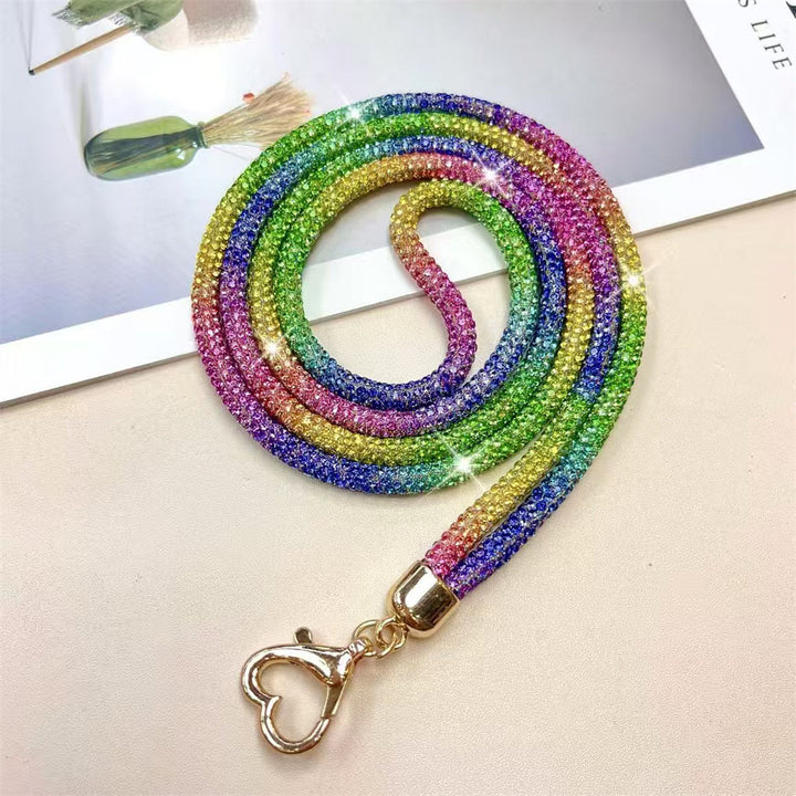 Sparkling Rhinestone Key Lanyard Kalsten