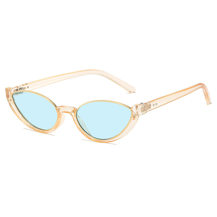 Retro-Inspired Clear Frame Cat Eye Sunglasses Kalsten