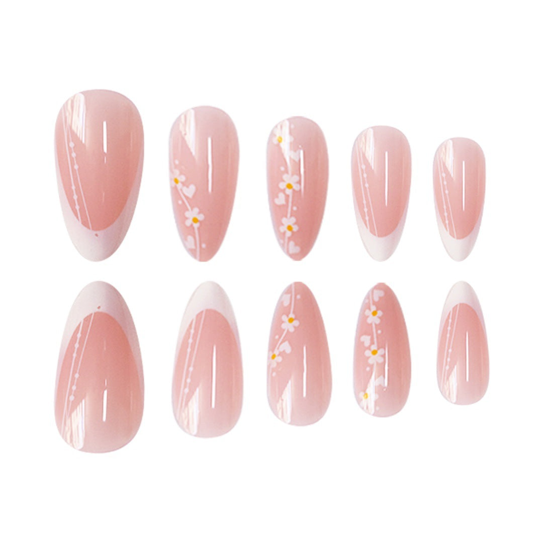 Artistic Floral Gradient Press-On Nail Set Kalsten