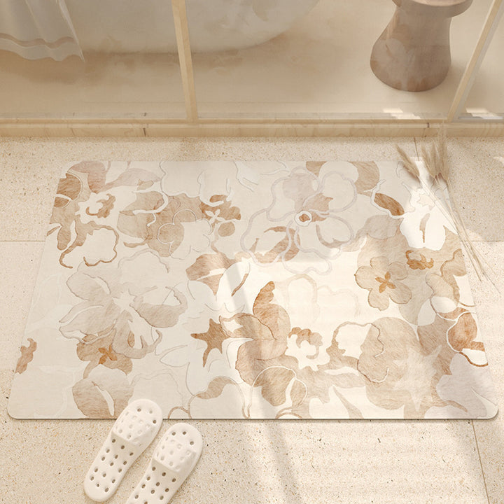 Abstract Soft Bath Mat